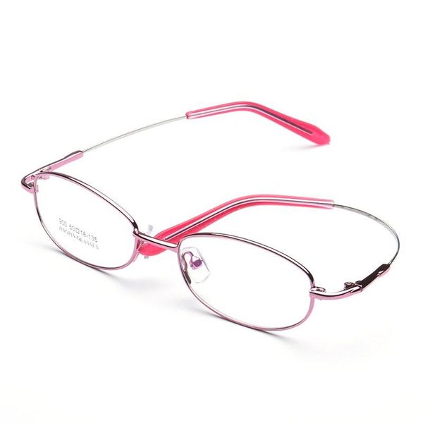 

fashion sunglasses frames 2021 women glasses frame memory alloy eyeglasses half vintage clear lens optical spectacle, Black