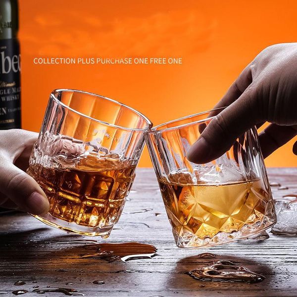 

crystal whiskey glass set household lead-foreign wine beer mug teacup thickened gift give him glasses