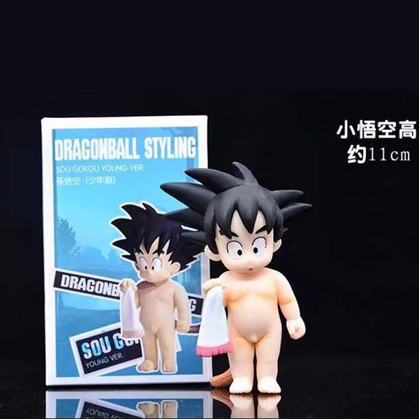 

animation seven dragon beads childhood bathing monkey king car doll hand-made model