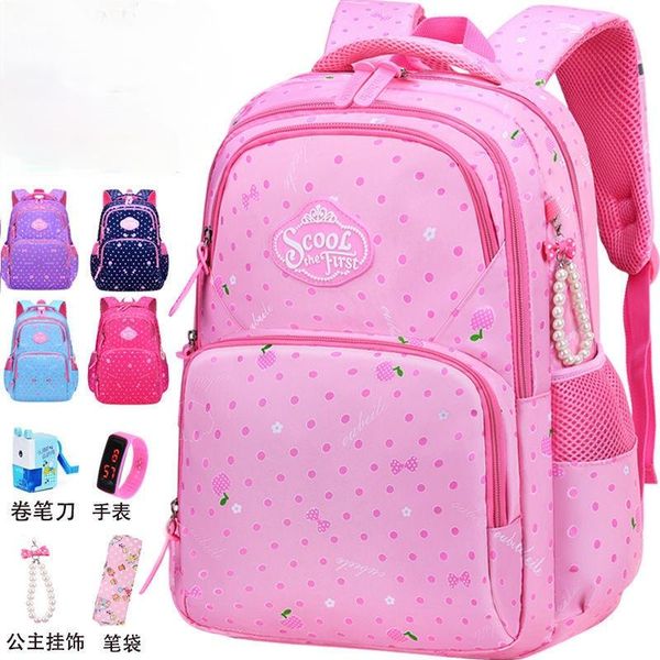 

waterproof children school bags girls kids primary backpack baby princess kindergarten schoolbag mochila infantil