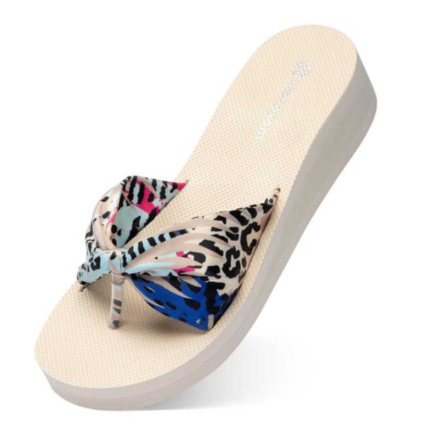 

summer women flip flops fashion casual beach shoes candy color wedges platform outdoor non-slip female slippers qq339 210625, Black