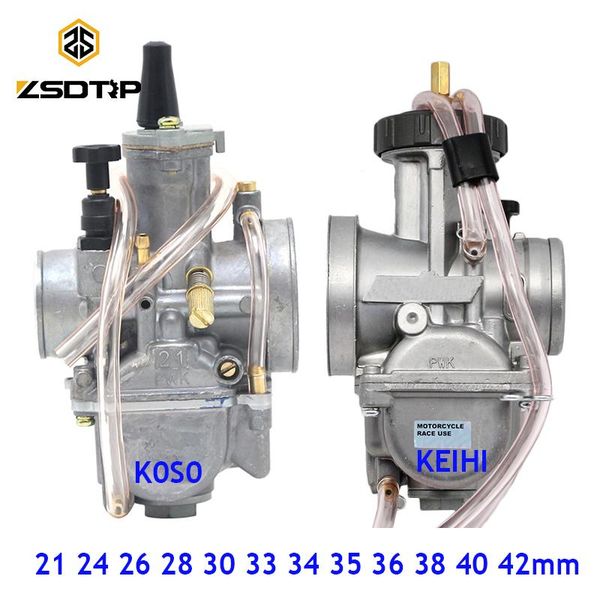 

motorcycle fuel system zsdtrp universal 21 24 26 28 30 32 33 34 35 36 38 40 42mm pwk carburetor carburador for keihin koso atv power jet