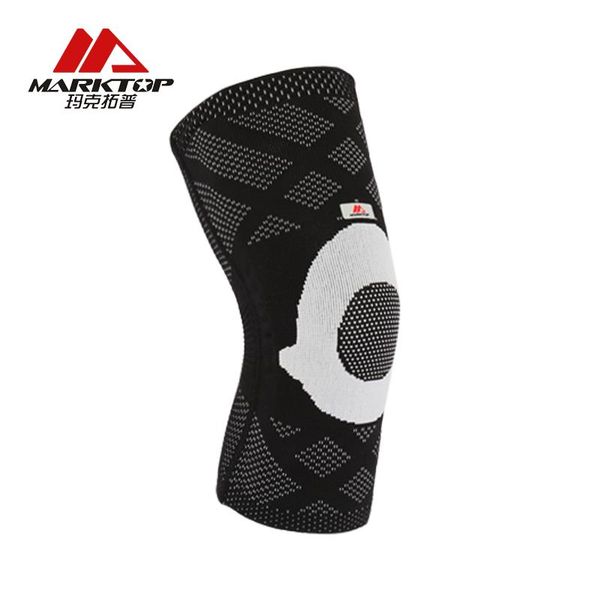 

elbow & knee pads marksports training elastic support protect safety running cycling pad sleeve 5080, Black;gray