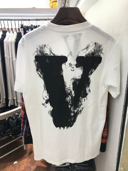 

brand big v green angel classic red cotton short sleeve unisex, White;black