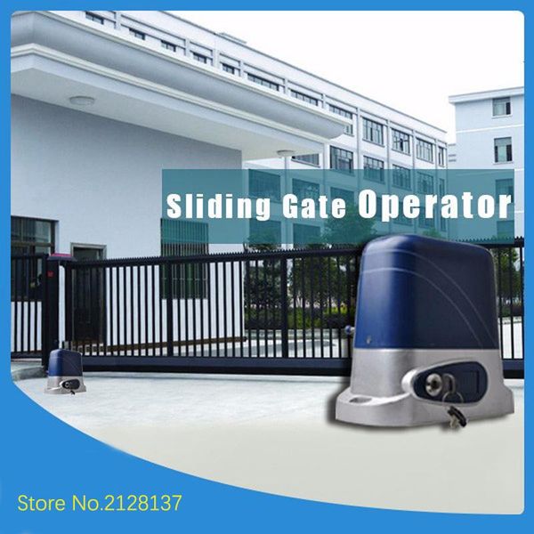 

automatic electric sliding gate opener 600kg-1300kg,with 4m nylon racks and 2 remotes complete kit accessories optional fingerprint access c
