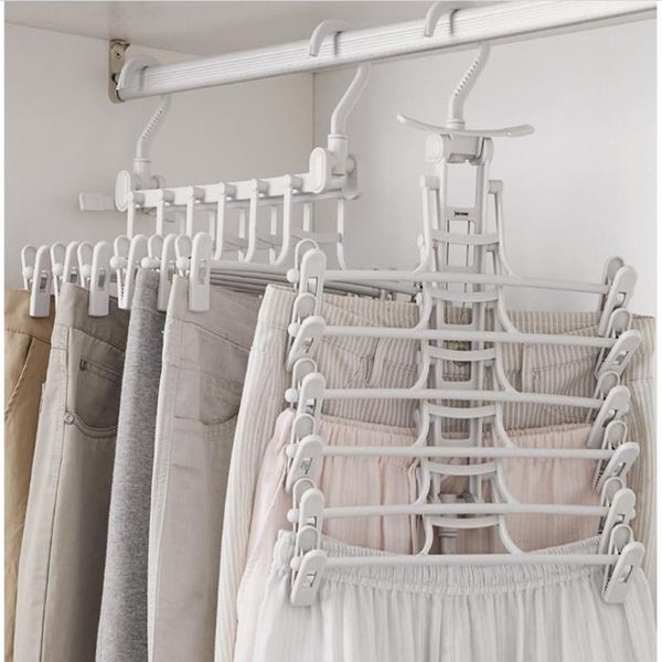 

hangers & racks multi-port support multifunction rotatable clothes rack for sock towel 12clips plastic shelf home organizer