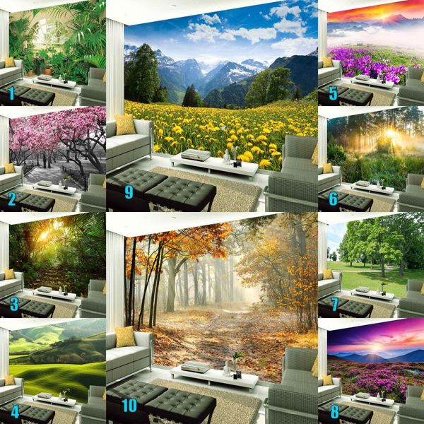 

wallpapers custom po wallpaper tree modern wall sticker living room sofa background decor roll peel and stick