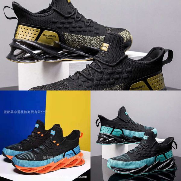 

shoes Casual blade matching New fashion comfortable color woven breathable sports casual men's AGIW RB05 QKEZ 6X4W, Black gold
