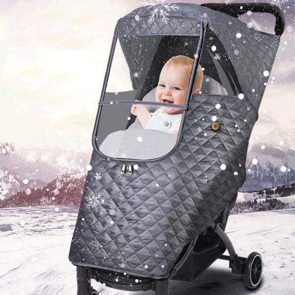 

stroller parts & accessories baby universal waterproof rain cover all-round protect anti-wind warm winter durable pram