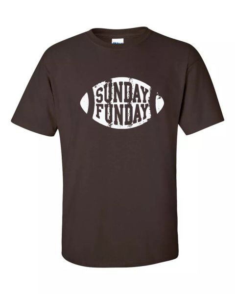 

sunday funday fantasy football beer tailgate party men's tee shirt 401, White;black