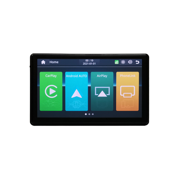 

car video portable carplay screen wireless android auto display airplay phone mirror link radio player for suv pickup truck lorry van