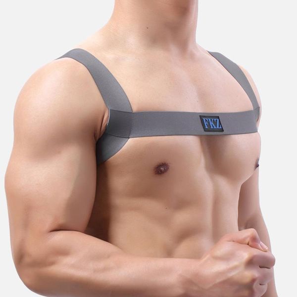 

bras sets mens body chest belt lingerie harness boxers set elastic shoulder bondage underwear hombre costume, Red;black