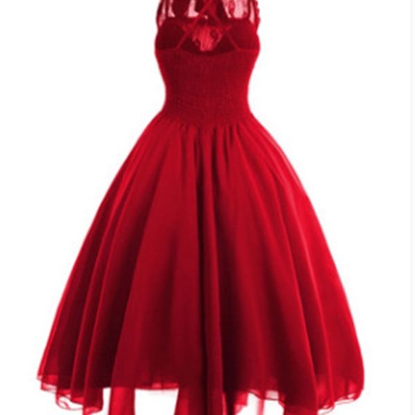 

new chiffon women's lace dress, White;black