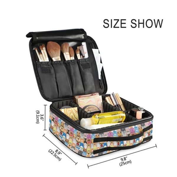 

women makeup bag cute dog cosmetic beauty case make up female necessities organizer toiletry storage travel wash pouch bags & cases