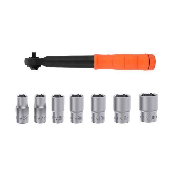 

professional hand tool sets 8pcs maintenance strong multifunctional car repair tools fast ratchet socket wrench set universal quick release