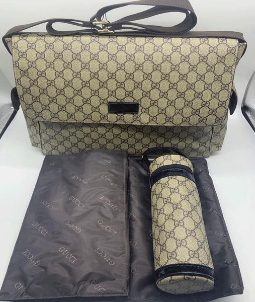 

kids diaper bags print letter functional interface large capacity waterproof shoulder bag for mummy