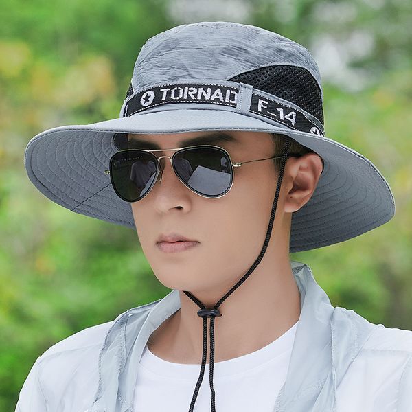

men's fishing outdoor sun anti ultraviolet summer sunscreen fisherman's hat