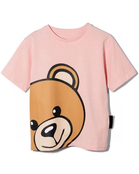 Gute Qualität Sommer Baby Jungen Mädchen Marke T-shirts Kinder Cartoon Bär Kurzarm Shirt Baumwolle Kinder Tops Tees