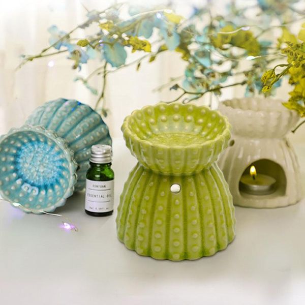 

fragrance lamps ceramic aroma burner groove ice cracked glaze available indoor diffuser tool essential oil incense burners