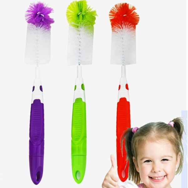 

cups, dishes & utensils 2 in 1 baby bottle brush cleaning set long handle scrubbing for all kinds of accessorie