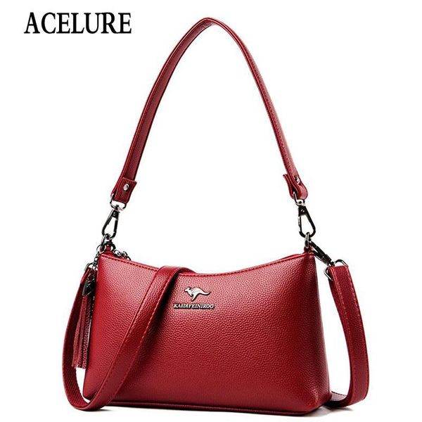 

evening bags acelure simple women luxury purse female crossbody designer shoulder small casual pu leather ladies