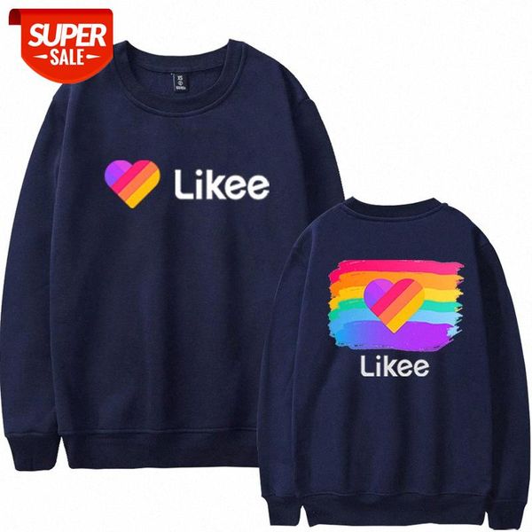 

likee pattern double-sided printing round neck sweater plus velvet #8r7f, Black