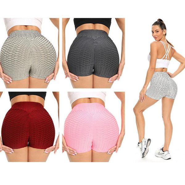 

women seamless high waist jacquard workout fitness gym elastic yoga sportswear leggings stretchy training tight exercise shorts outfit