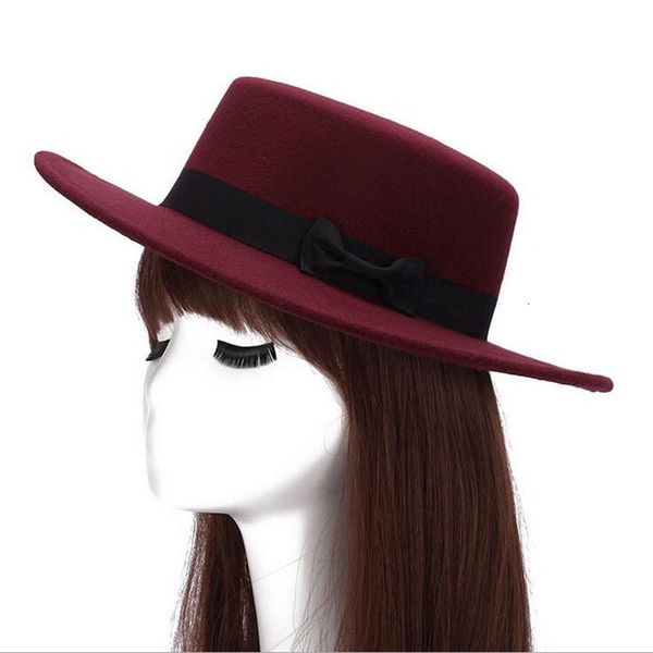 

berets autumn winter mens hats fedoras vintage women girls felt flat jazz church bucket chapeau yi5j, Blue;gray