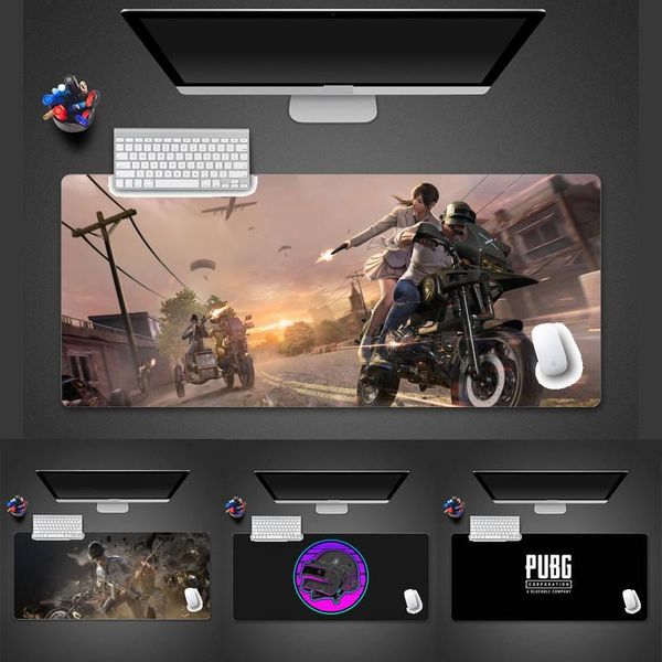 

mouse pads & wrist rests pubg diy design pattern game mousepad office work mat pad x xl non-slip lapcushion
