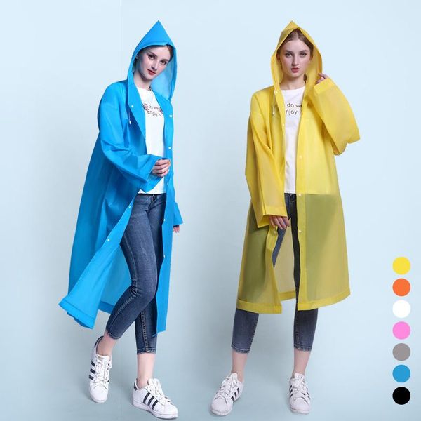 

raincoats fashion waterproof long raincoat women men rain coat hooded for outdoor hiking travel fishing climbing thickened poncho