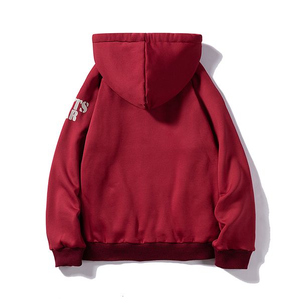 

men's jackets winter mens thick fleece coat velvet warm sweatshirts high street cardigan jacket men hooded overcoats i4y8, Black;brown