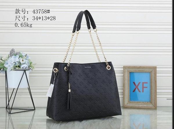 

a8 gglvlouisvutton yslvitton h-37 2021 men's and women's fashion leather tote shopping b vh, Red;black