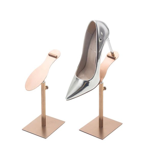 

store shoe rack show rose gold stainless steel displays, display props clothing & wardrobe storage