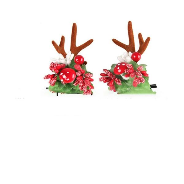 

dog apparel christmas costume pet antler hair clip puppy cat