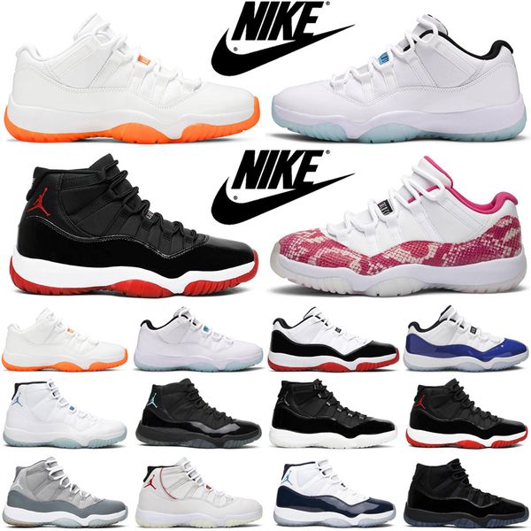 

fashion 11 11s men women basketball shoes bright citrus bred legend blue low jubilee cool grey concord 45 platinum tint mens trainers sports