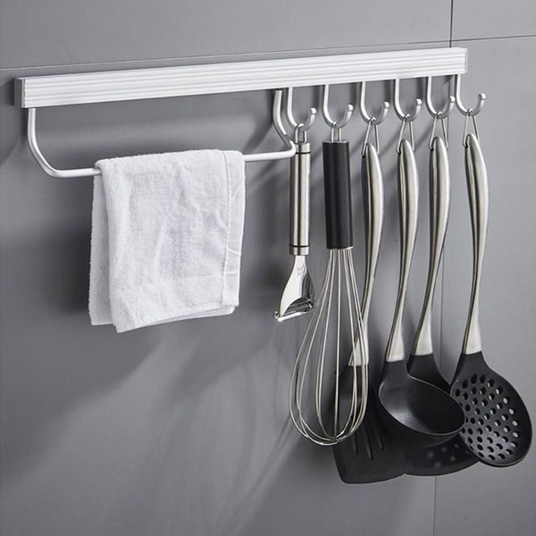 

hooks & rails kitchen storage shelf with hook wall mount coat rack rail bar hanger organizer bathroom accessories