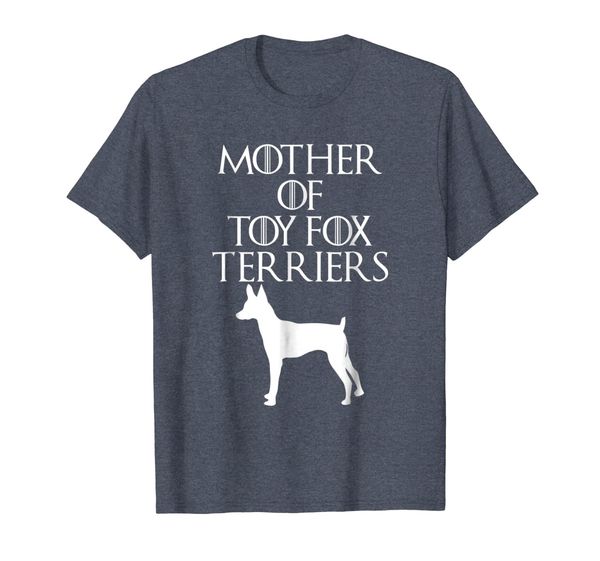 

cute unique white mother of toy fox terriers t-shirt e010784, White;black