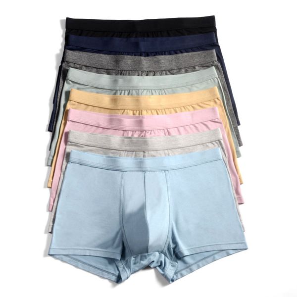 

men's underwear modal boxers style shorts fashion in spring and summer, Black;white