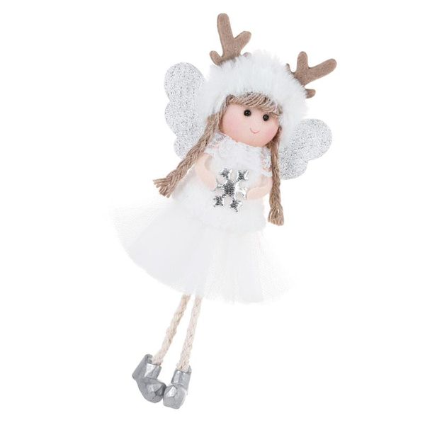 

christmas decorations tree ornaments creative angel doll hanging pendants (snowflake)