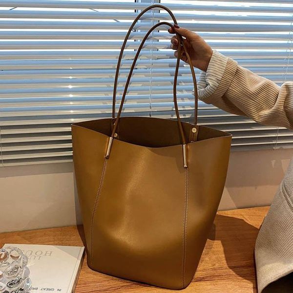 

evening bags women's luxury shoulder bag fashion all-match bucket tote large-capacity simple shopping female trend underarm pack