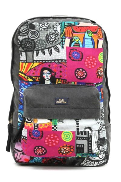 

mini backpack casual bookbag men women man laptravel rucksack elegant cotton fabric daypacks school shoulder bag bags