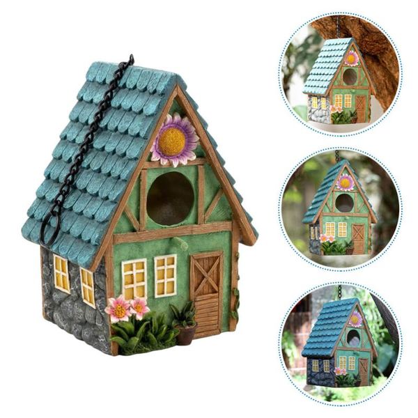 

bird cages 1pc hanging nest model adorable shelter resin art crafts ornament