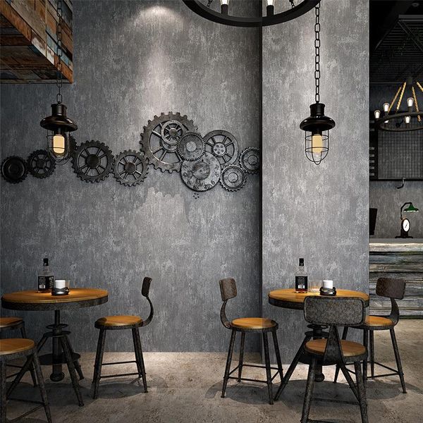 

wallpapers retro industrial wallpaper gray cement mottled graffiti internet cafe loft bar clothing store decoration