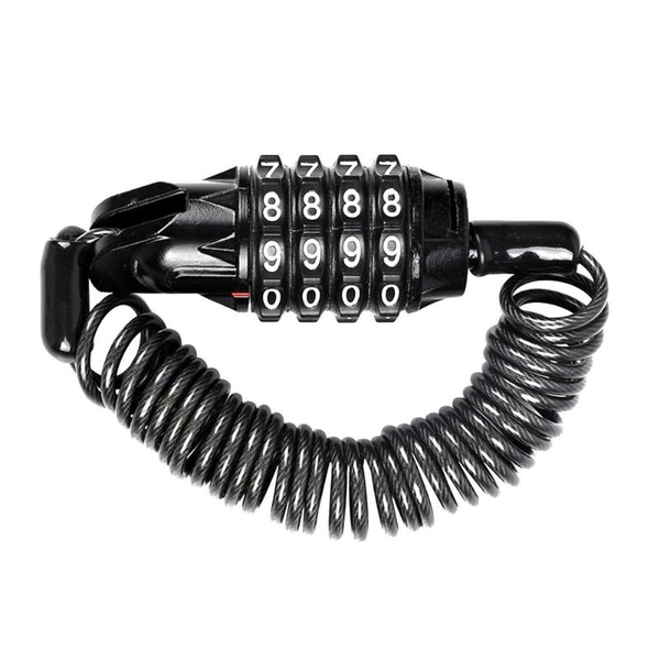 

theft protection mini portable spring anti-theft bicycle code lock 4 digits combination password bike disc cable wire security