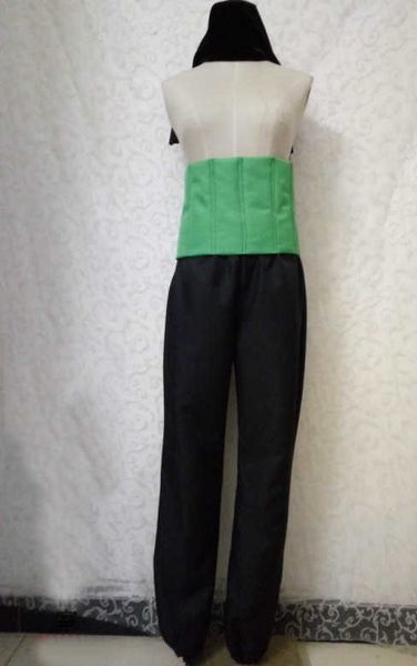 One Piece Roronoa Zoro Costume Cosplay Abbigliamento Set completo Custom Made Y0913