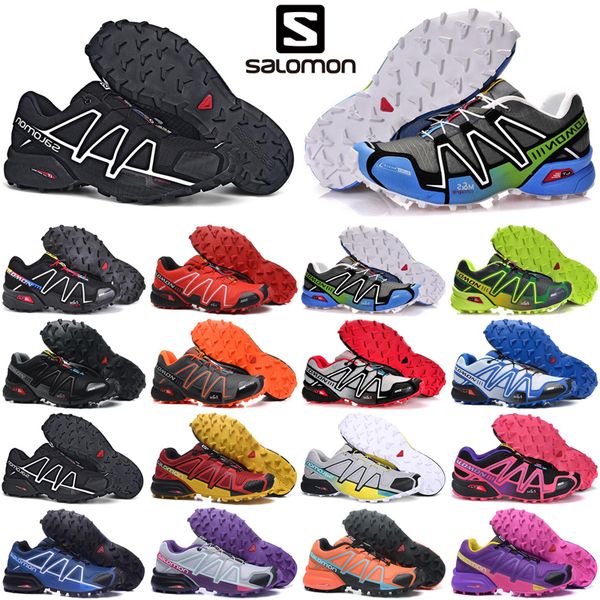 

salomon speedcross 3s 4s cs men women running shoes purple speed cross mens womens trainers sports sneakers runners wholesale