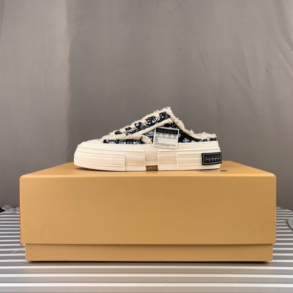 

luxury 2021 xvessel g.o.p. lows canvas shoes mens women fashion designer vessel tripe s piece by piece speed casual shoes, Black