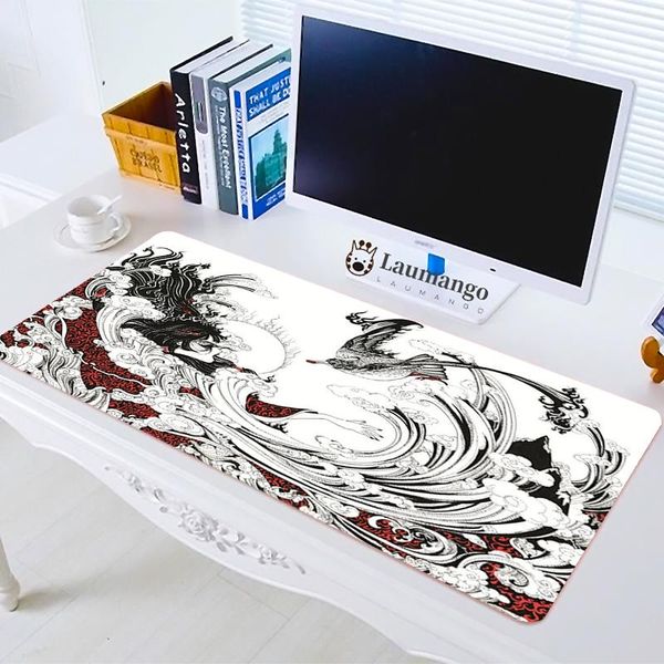 

mouse pads & wrist rests speed mause pad protector desk cover illustration art computer gaming mats for mice rubber surface game carpet