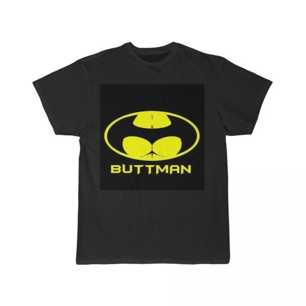 

nana nana nana na buttman short sleeve tee, White;black