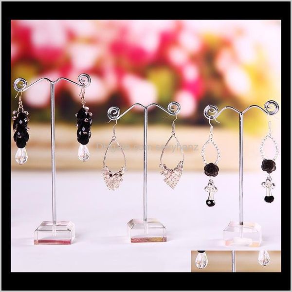 

other packaging & drop delivery 2021 clear acrylic tree jewelry display stand earring rack showcase necklace holder agtyw, Black;white